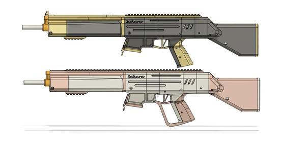 Sakura Short Dart Blaster   
