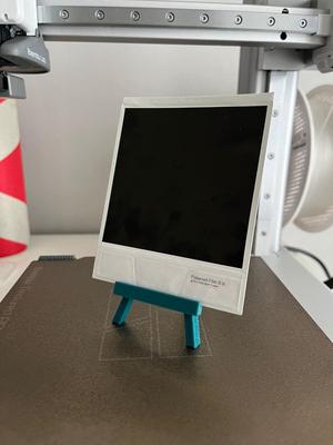 Polaroid easel holder