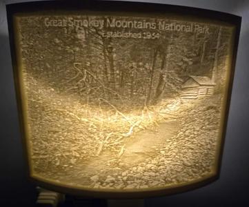 Great Smokey Mountains National Park – Cades Cove – Nighlight Lithophane