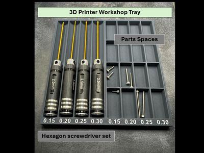3D Printer Workshop Tray