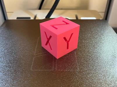 XYZ Calibration Cube