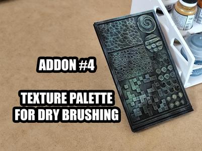 Dry Brush Palette- addon to my Paint Stand