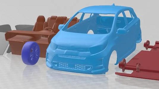 Kia Picanto GT Line 2021 Printable Car