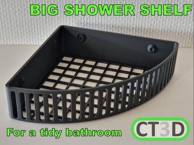 Big Shower Corner Shelf