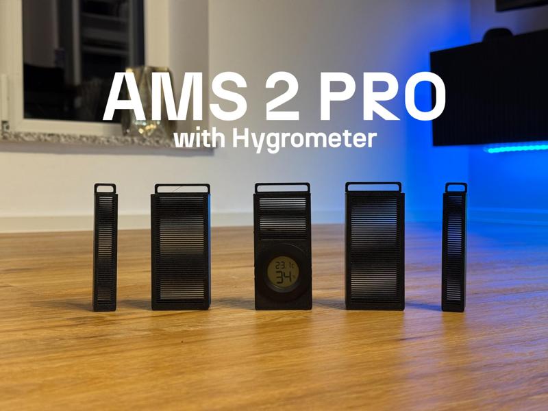 AMS 2 Pro Silica Drying Box Hygrometer Rectangular