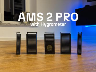 AMS 2 Pro Silica Drying Box Hygrometer Rectangular