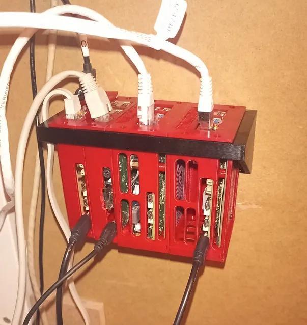 RPi 5 + NVMe + POE cabinet and rack