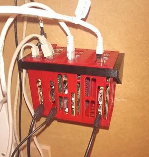 RPi 5 + NVMe + POE cabinet and rack