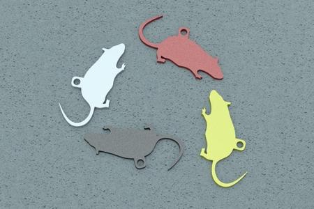 Cute Rat Keychain