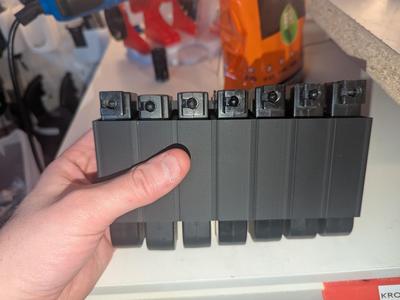 Airsoft VSR10 pegboard mount