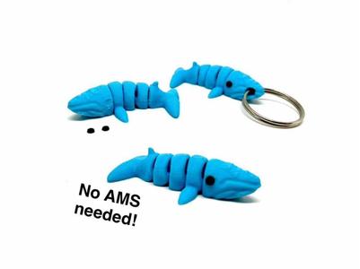 MINI Blue Whale - No AMS & Keychain!