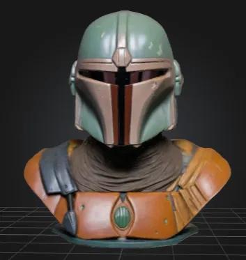 mandalorian bust