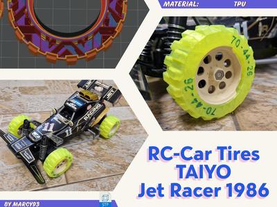Replacement Tires for RC Car “taiyo jet racer 4wd”