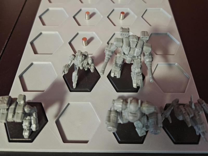 Battletech Mech Tray with Magnets