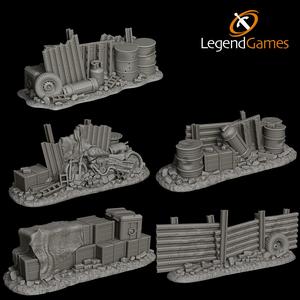 LegendGames Barricade set – Post Apocalypse
