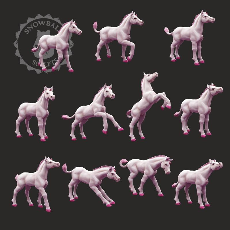 Unicorn Foal Set