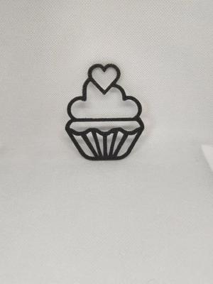 Cupcake art/ Stencil
