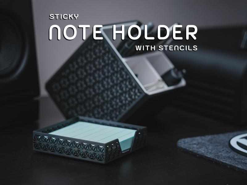 Kumiko Design Note Holder