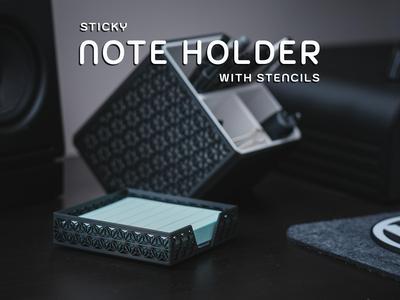 Kumiko Design Note Holder