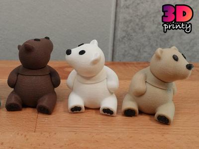 Articulated Bear Cub Fidget