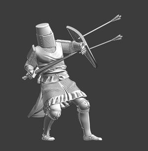 Medieval Danish Knight – Arrow storm