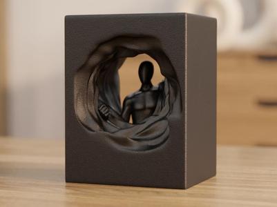 Look Inside Modern Abstract Sculpture