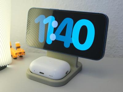 iPhone MagSafe charger stand (with Airpods)