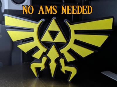 The Legend of Zelda Triforce Hyrule Crest (NO AMS)