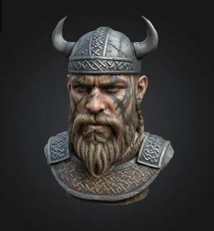 viking bust