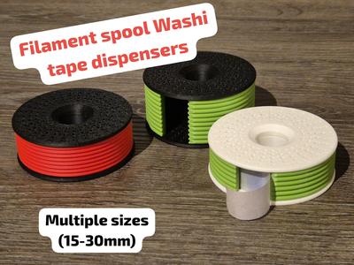 Filament Spool Washi Tape Dispenser