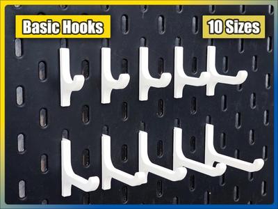 Hooks for IKEA Skadis