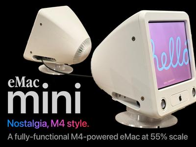 eMac Mini Enclosure for M4 Mac mini