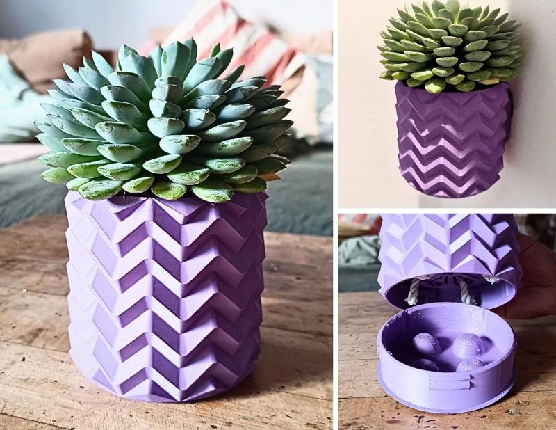 Wall Planter 1.27 Zickzack v2