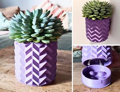 Wall Planter 1.27 Zickzack v2