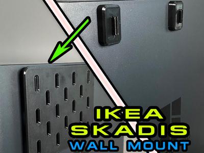 IKEA SKADIS – wall mount