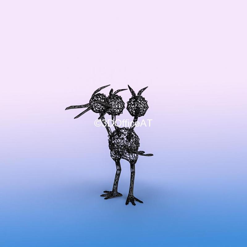#085 Dodrio Pokemon Wiremon Figure
