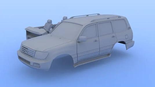RC body Land Cruiser 100 with interior