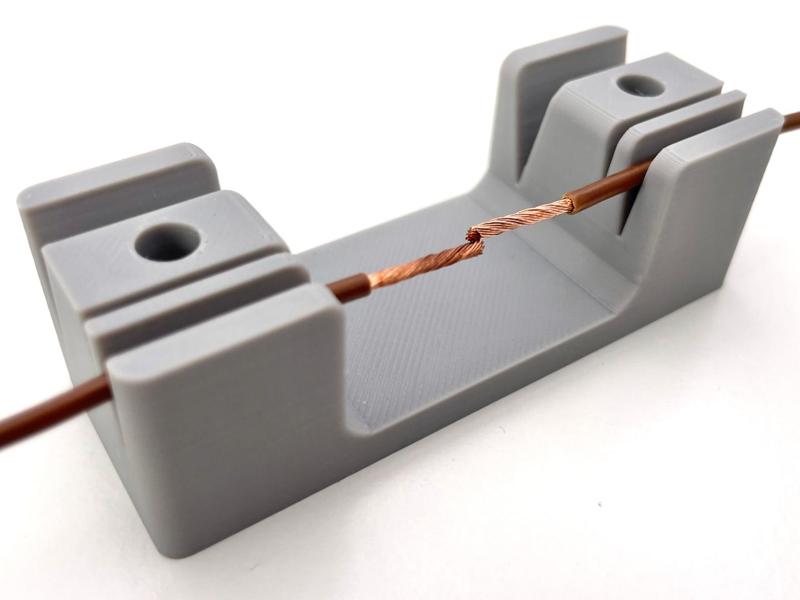 Soldering wire holder