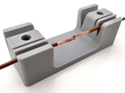 Soldering wire holder