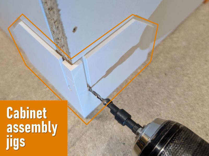 Woodworking – Cabinet assembly Jig for 16mm DTD