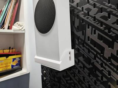 Xbox xss IKEA pegboard stand, universal black and white