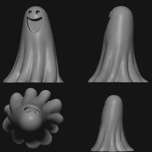 Cute Ghost Set G2 (EASY PRINT)