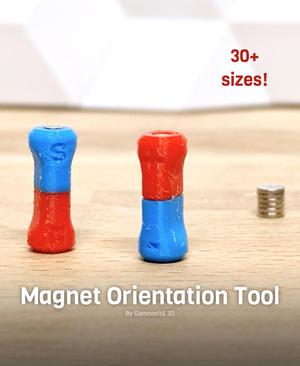 Magnet Orientation Tool (30+ sizes – quick print!)