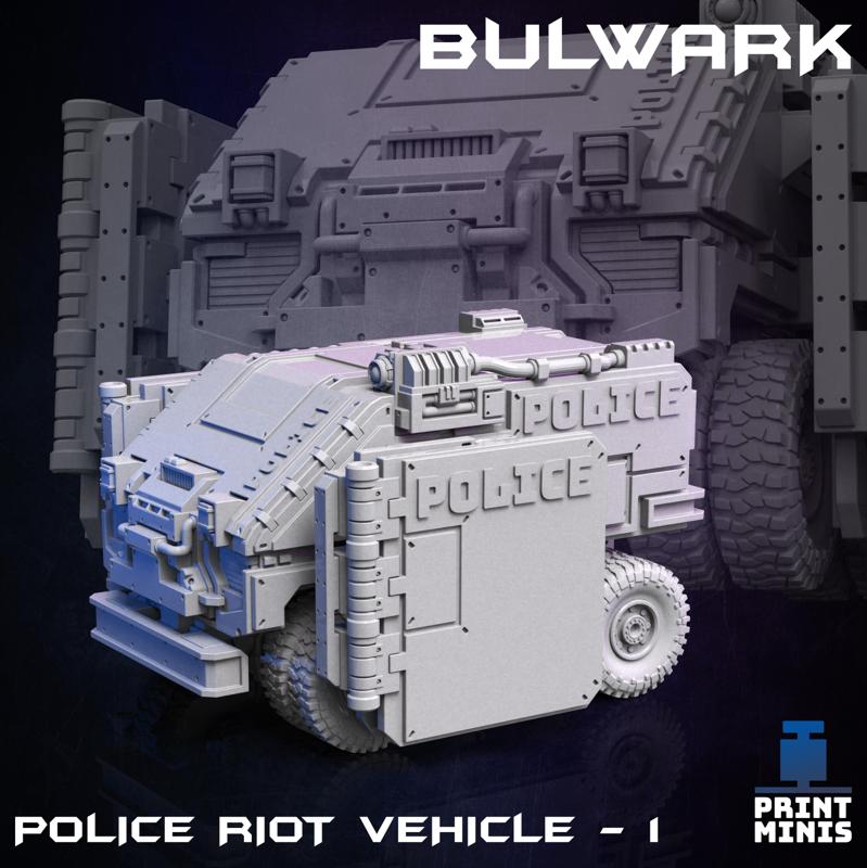 Bulwark Police Riot Vehicle – Raid in Zadorn Collection