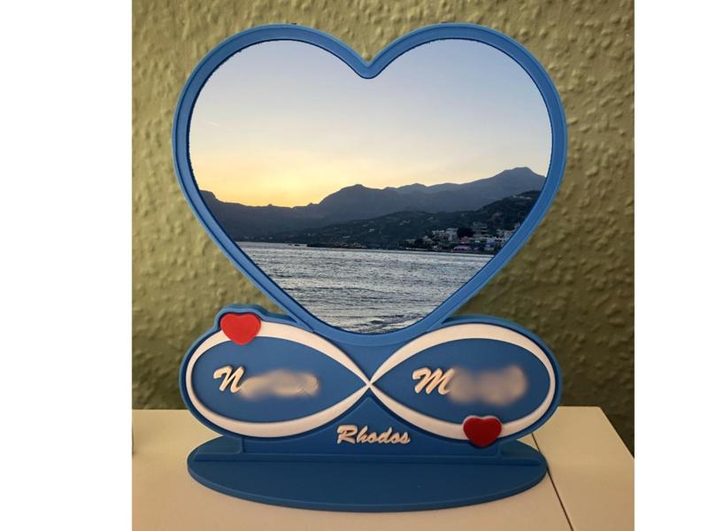 Photo Love Frame (Text is customizable)