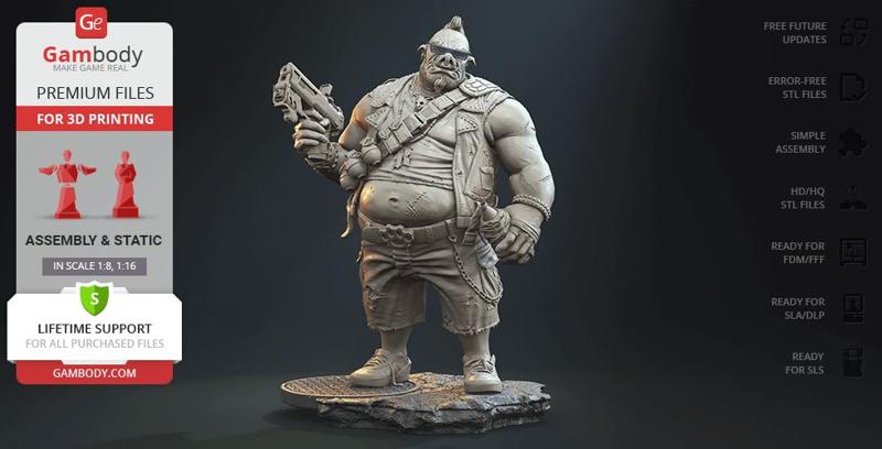 Bebop 3D Printing Figurine | Assemble