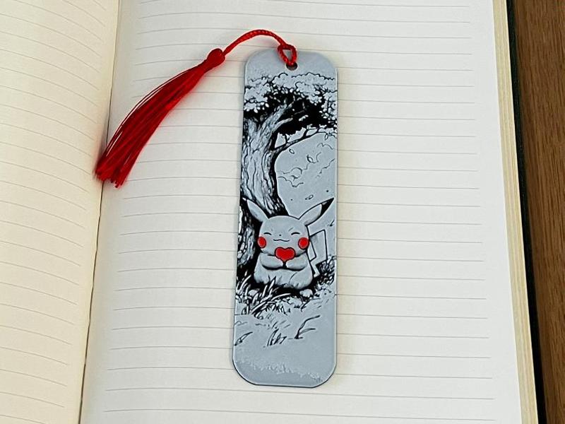 Cute Pikachu Pokemon Bookmark Fanart Valentine Day