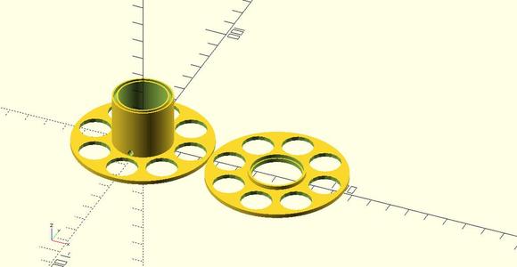 Remixed Customizable Wire Spool Holder Box / Dispenser