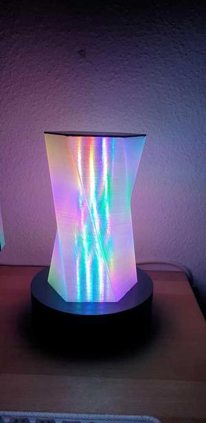 LED desk lamp using WS2812B LED-Strip WLED smarthome compatible
