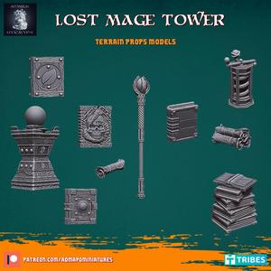 Lost Mage Tower: Terrain Props